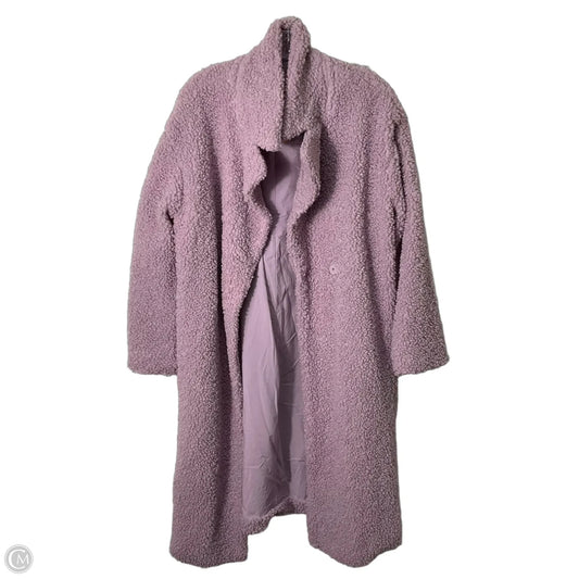 Coat Faux Fur & Sherpa By Sadie & Sage In Purple, Size: M