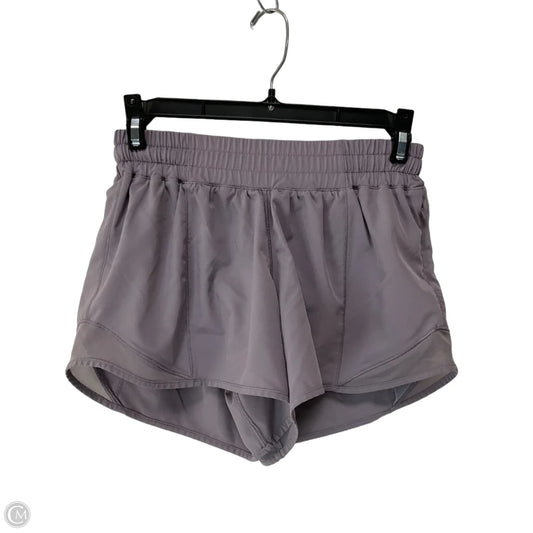 Athletic Shorts By Lululemon In Purple, Size: 4