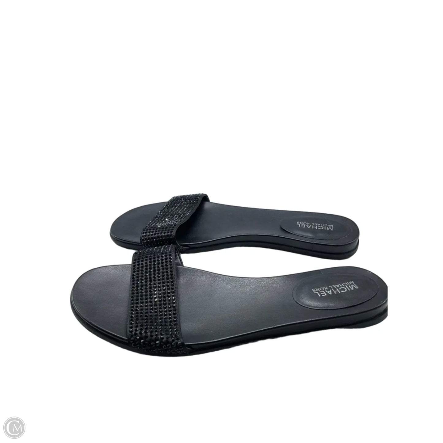 Sandals Flats By Michael By Michael Kors In Black, Size: 8