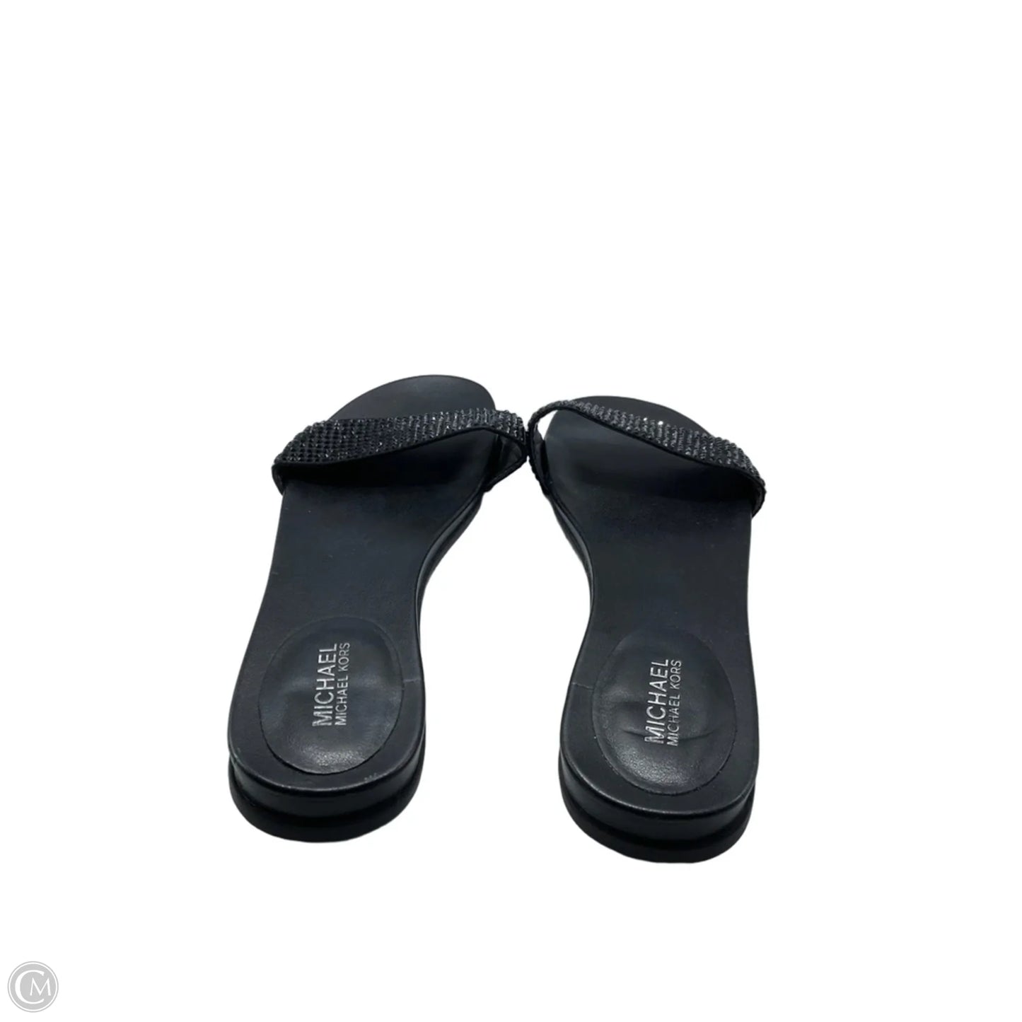 Sandals Flats By Michael By Michael Kors In Black, Size: 8