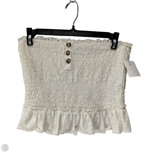 Top Sleeveless By Free People In White, Size: M