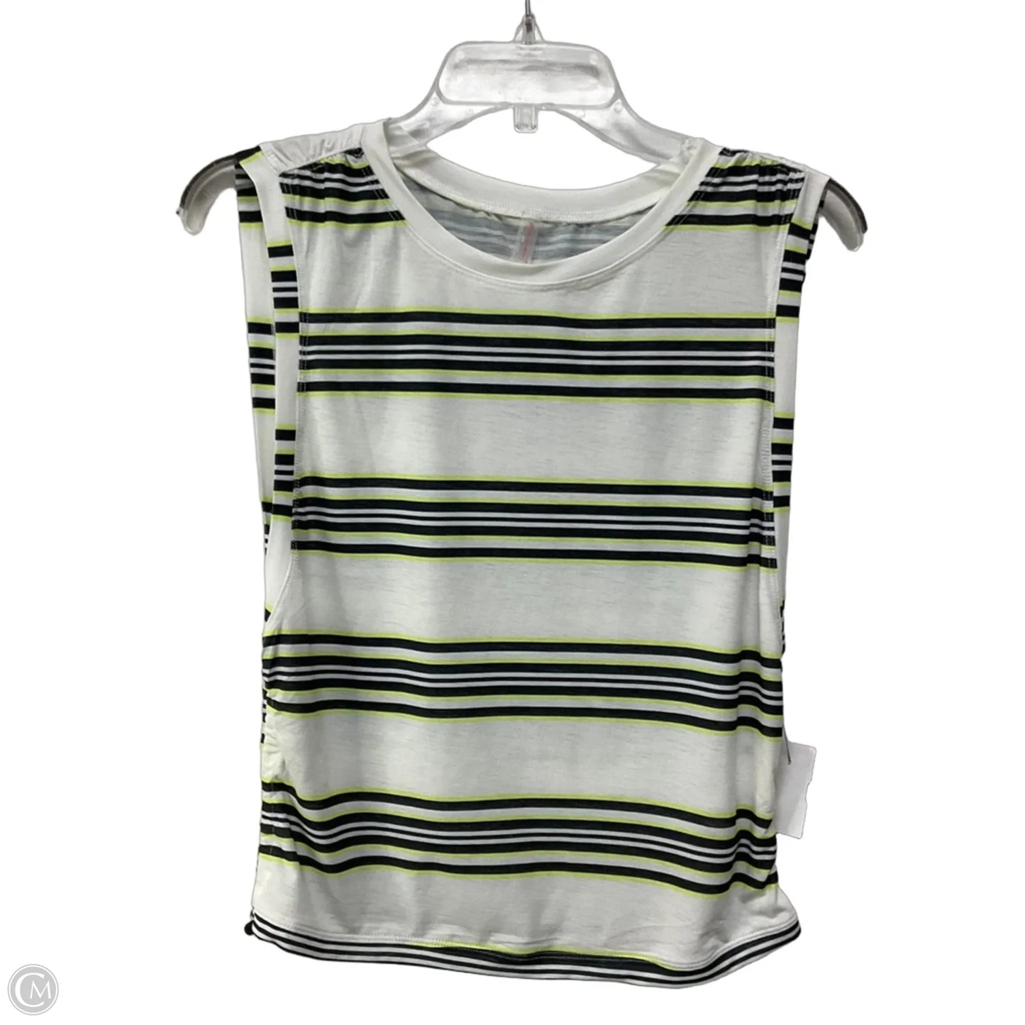 Athletic Tank Top By Free People In Striped Pattern, Size: M