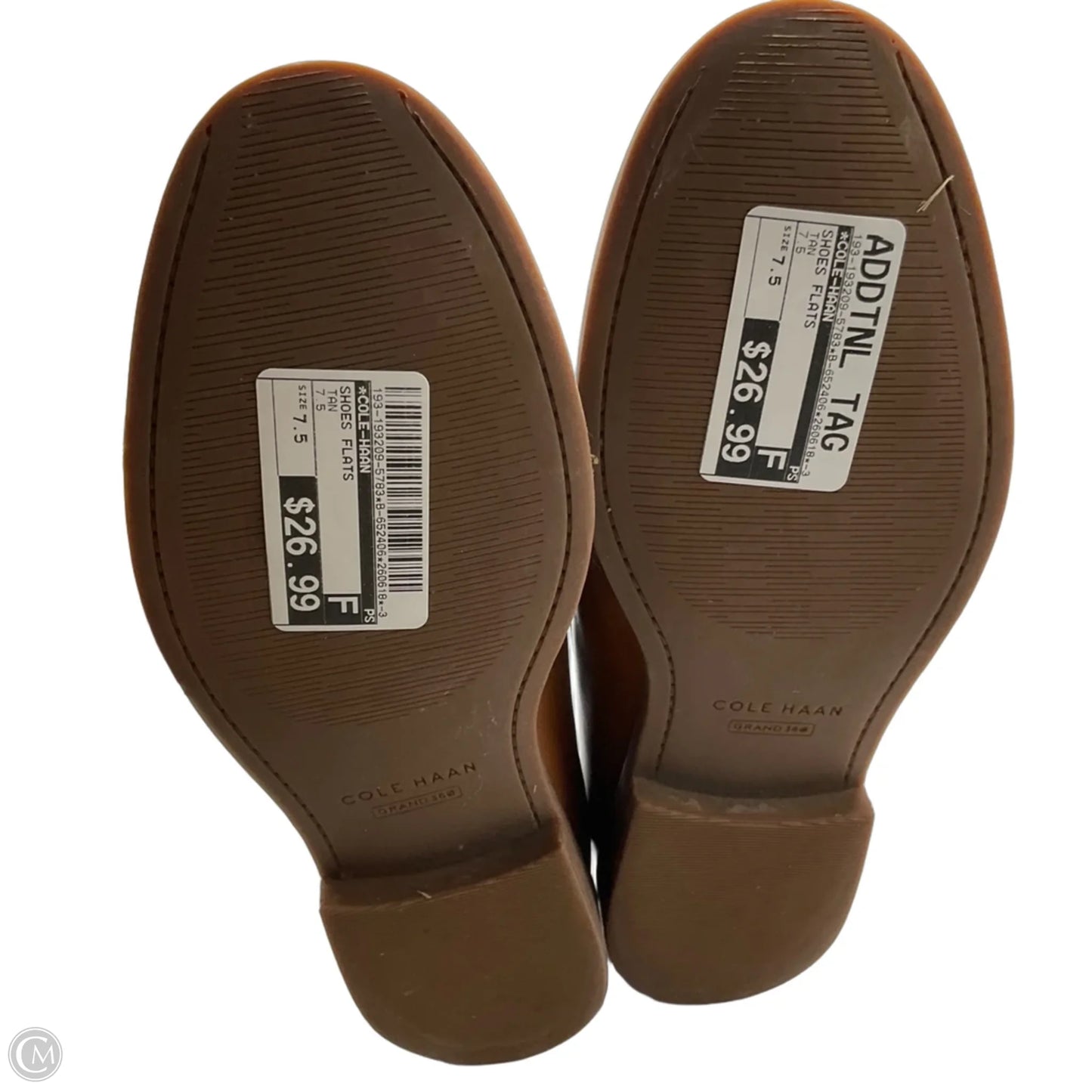 Shoes Flats By Cole-haan In Tan, Size: 7.5