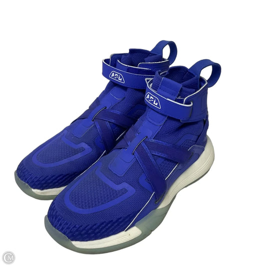Shoes Designer By Apl In Blue, Size: 7.5