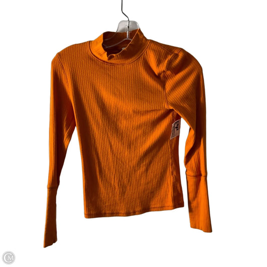 Top Long Sleeve Basic By Free People In Orange, Size: S