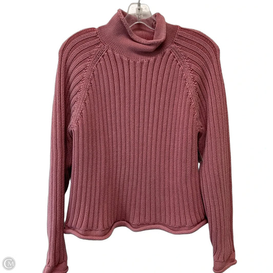 Sweater By Faherty In Pink, Size: L