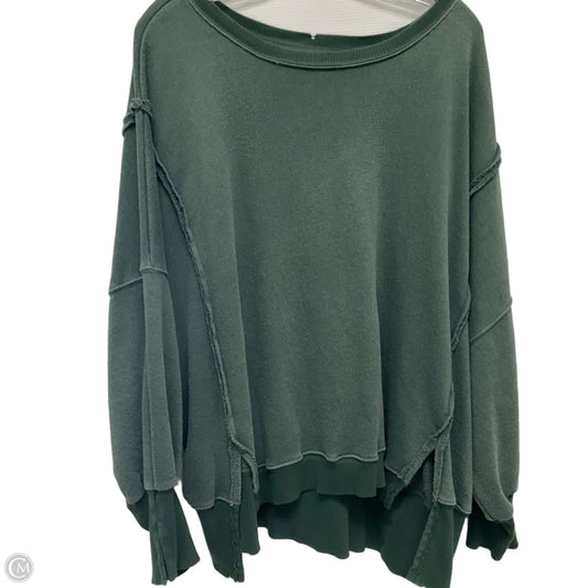 Sweatshirt Crewneck By We The Free In Green, Size: M