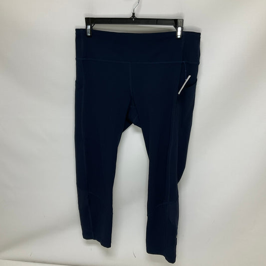 Athletic Leggings By Lululemon In Blue, Size: 8