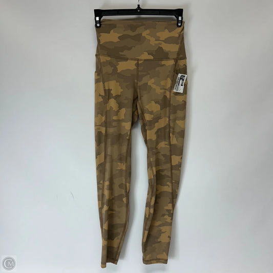 Athletic Leggings By Lululemon In Camouflage Print, Size: 4