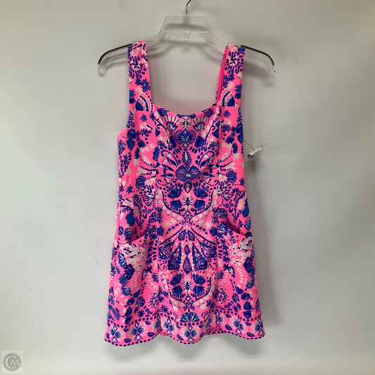 Dress Designer By Lilly Pulitzer In Blue & Pink, Size: 0