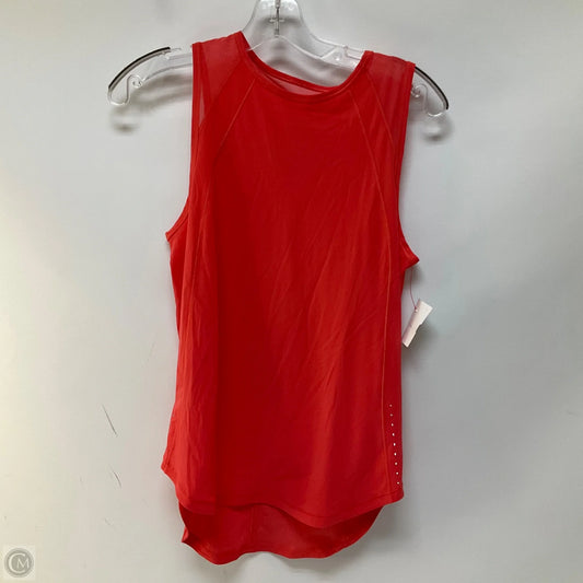 Athletic Tank Top By Lululemon In Coral, Size: 6