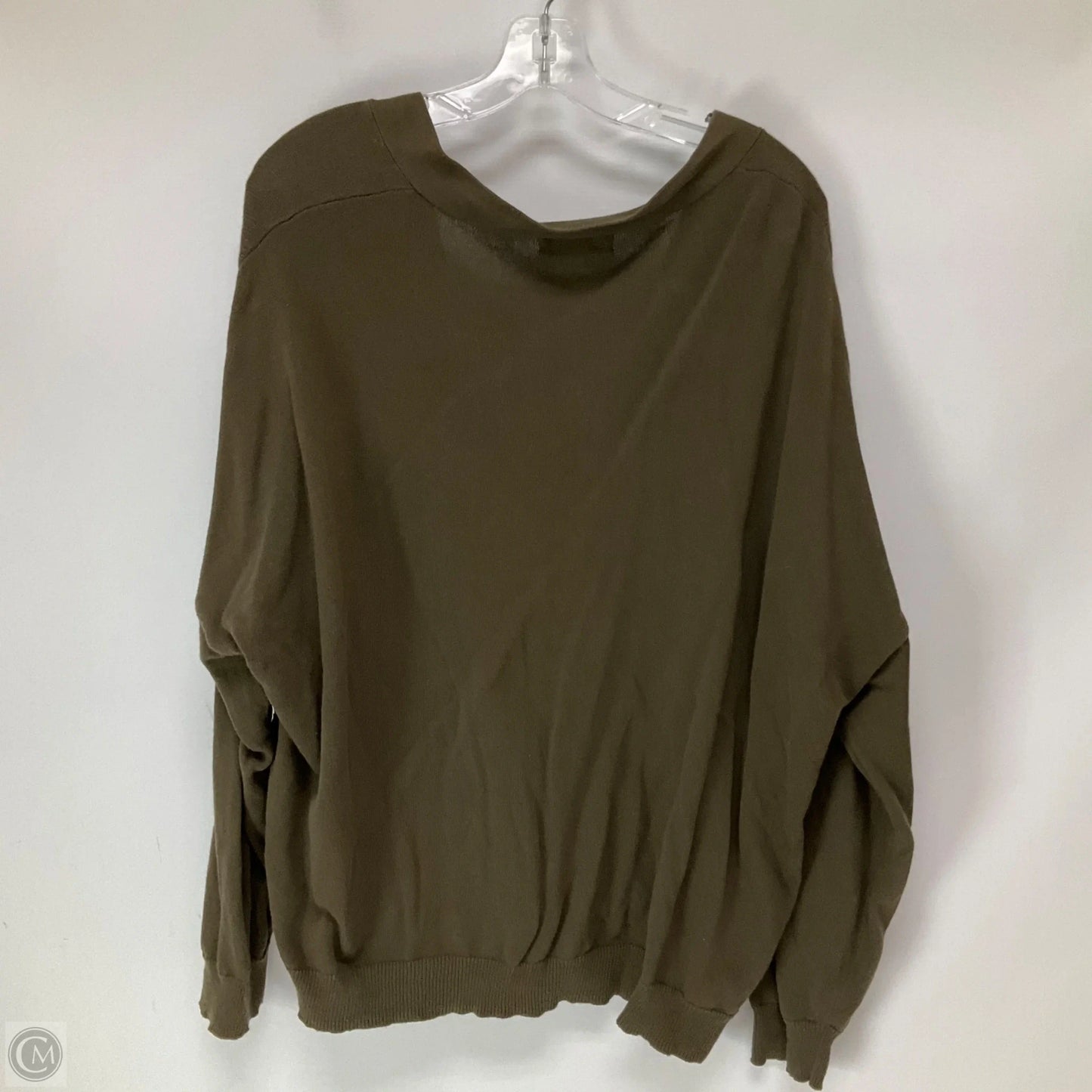 Sweater Cardigan By Natural Life In Green, Size: M