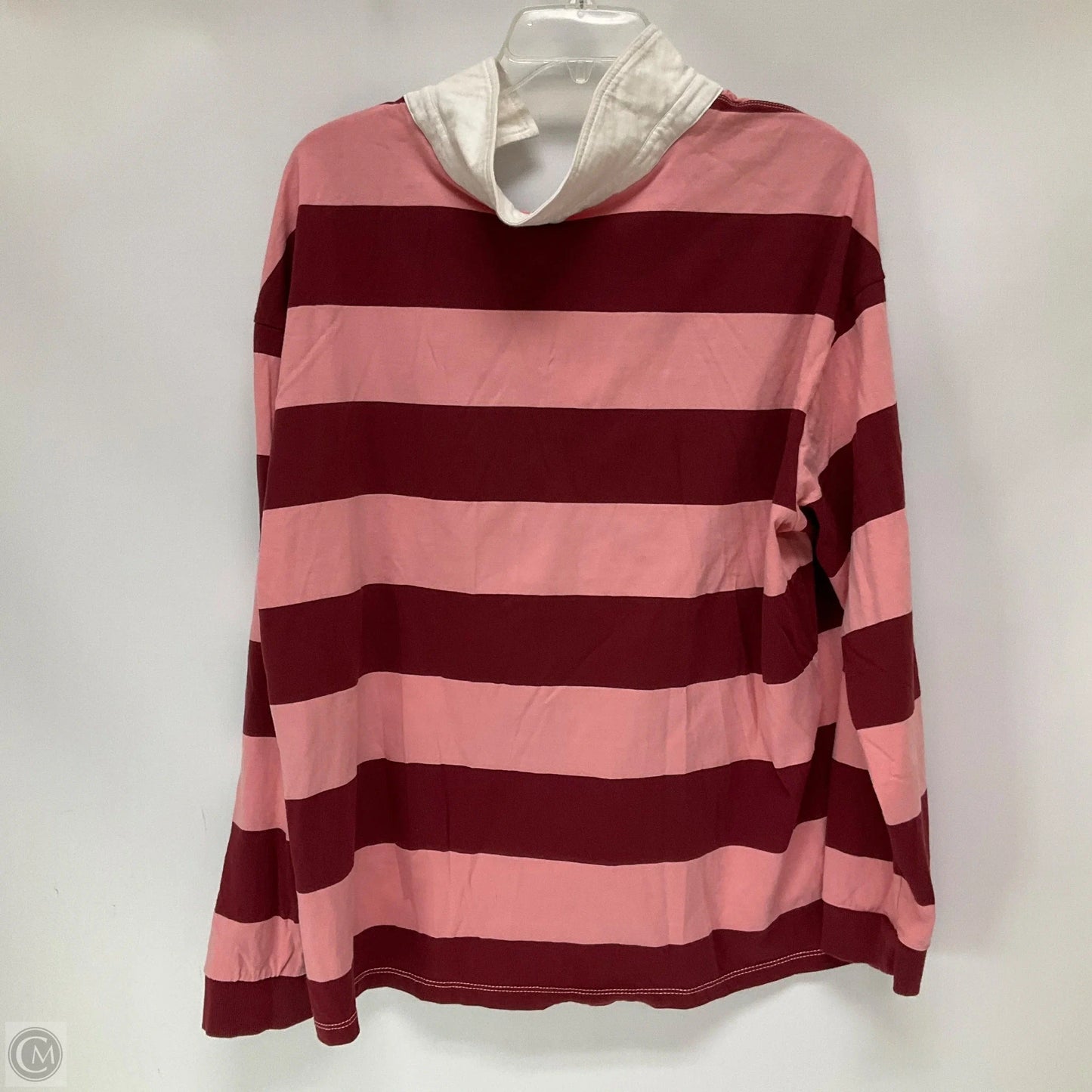 Top Long Sleeve By Pilcro In Red, Size: L