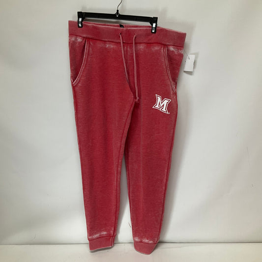 Red Athletic Pants Cmc, Size M