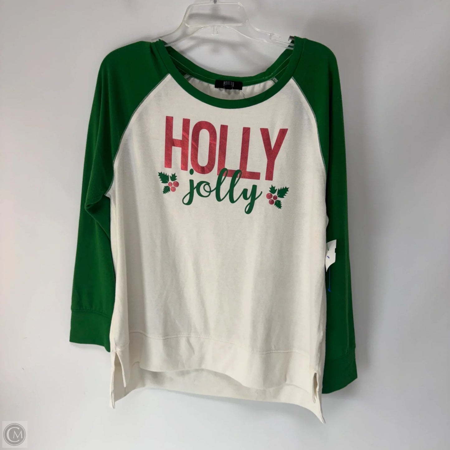Top Long Sleeve By Clothes Mentor In Green, Size: Xl