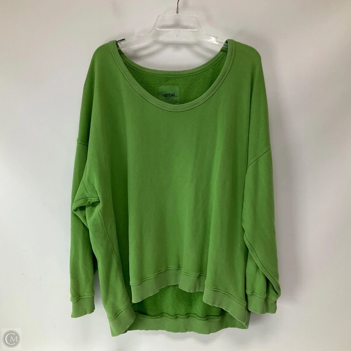 Top Long Sleeve By Aerie In Green, Size: L