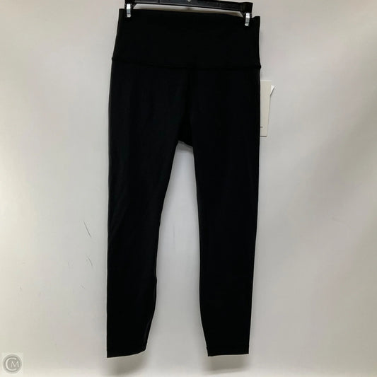 Athletic Leggings By Lululemon In Black, Size: 8