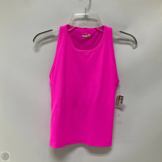 Top Sleeveless Designer By Lilly Pulitzer In Green & Pink, Size: Xs