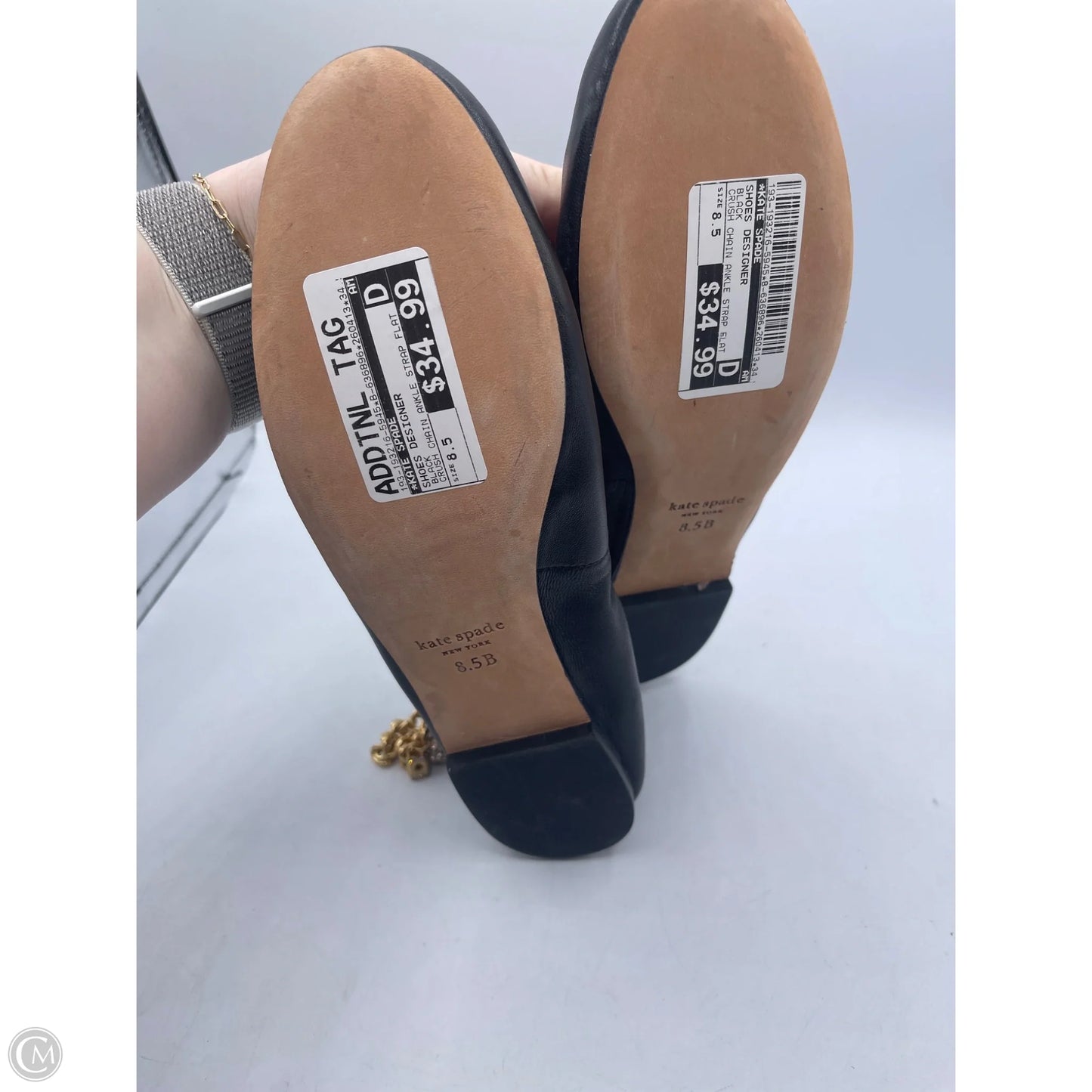 Shoes Designer By Kate Spade In Black, Size: 8.5