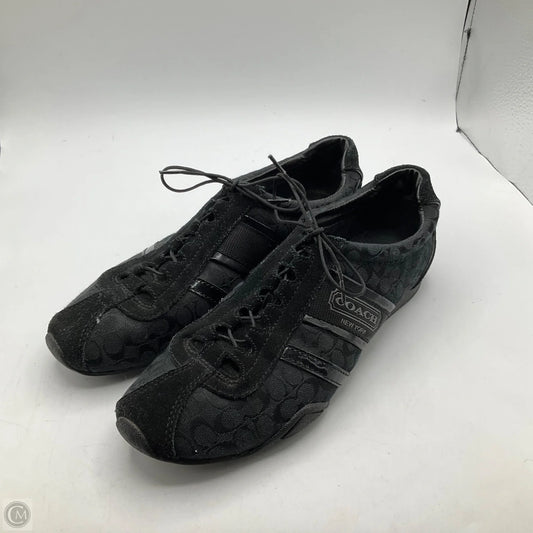 Shoes Designer By Coach In Black, Size: 8.5
