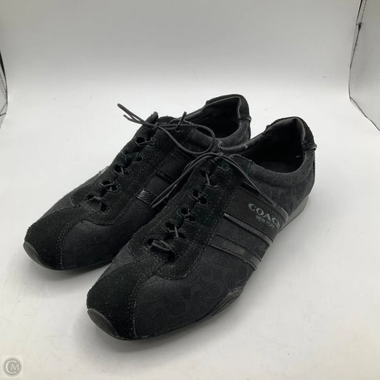 Shoes Designer By Coach In Black, Size: 6.5