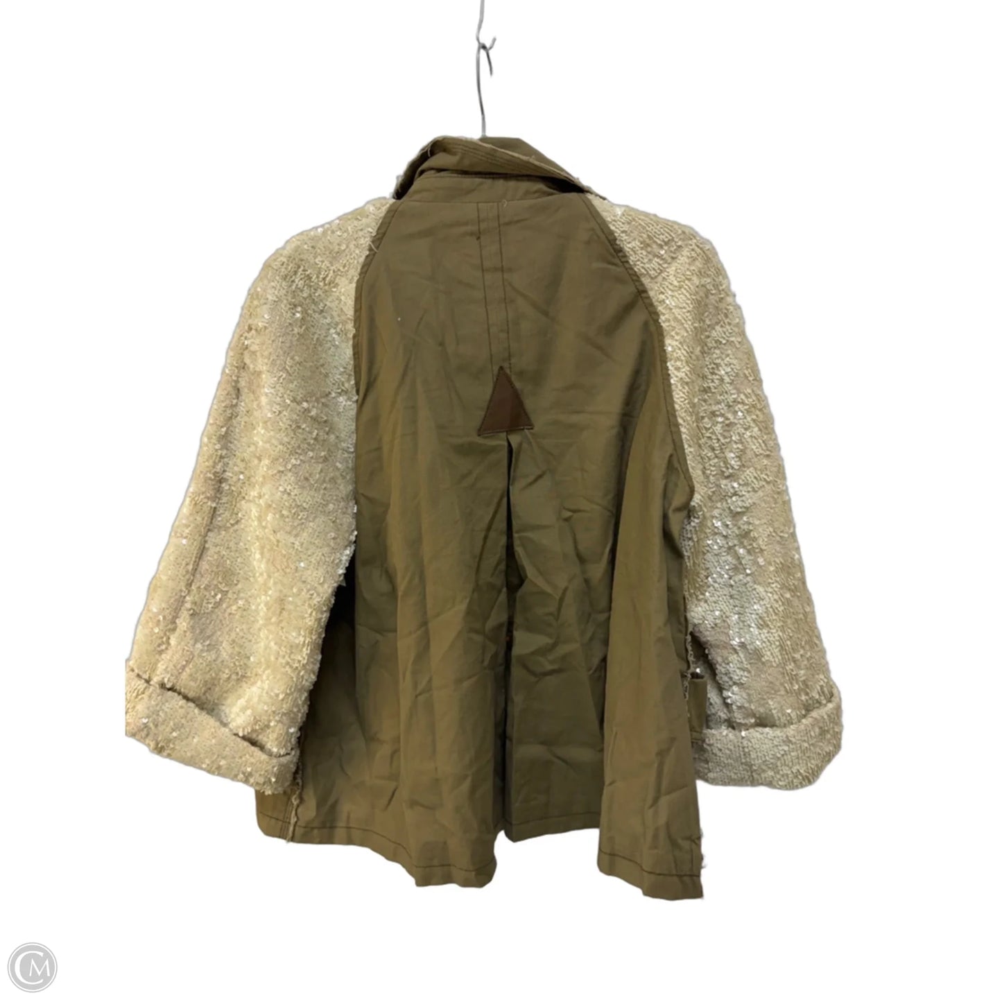 Jacket Moto By Cmb In Brown, Size: L