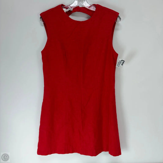 Dress Casual Short By Abercrombie And Fitch In Red, Size: M