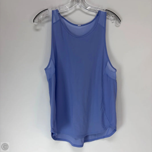 Athletic Tank Top By Lululemon In Purple, Size: 8