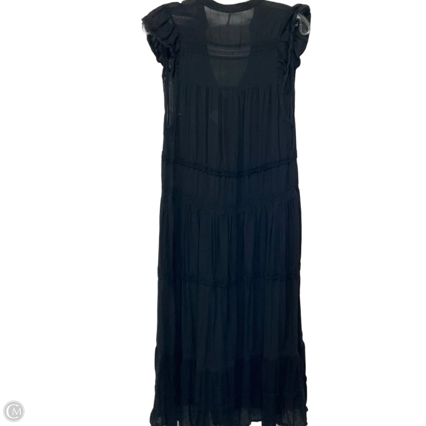 Dress Casual Maxi By Free People In Black, Size: Xs