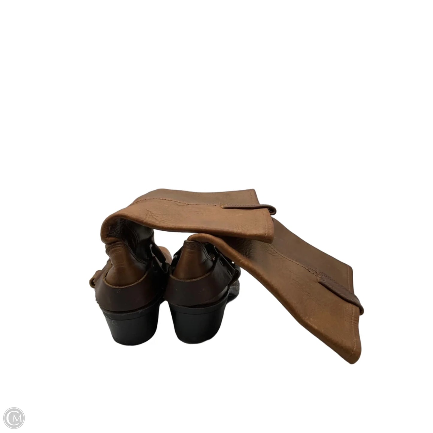 Boots Designer By Frye In Brown, Size: 5.5