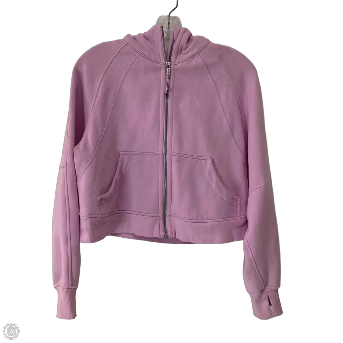 Athletic Sweatshirt Hoodie By Lululemon In Pink, Size: Xs