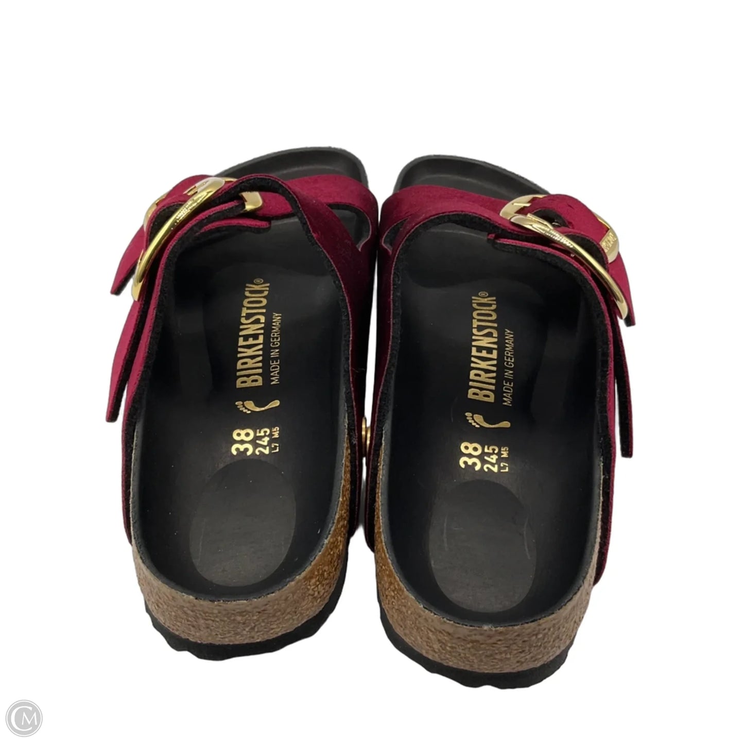 Sandals Flats By Birkenstock In Red, Size: 7.5