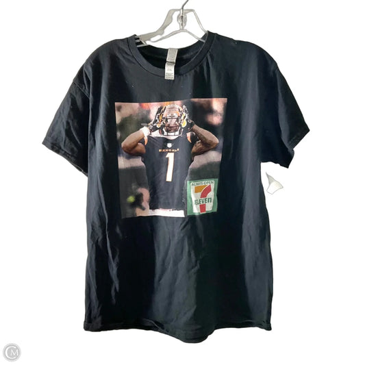 Top Short Sleeve By Gildan In Black, Size: L