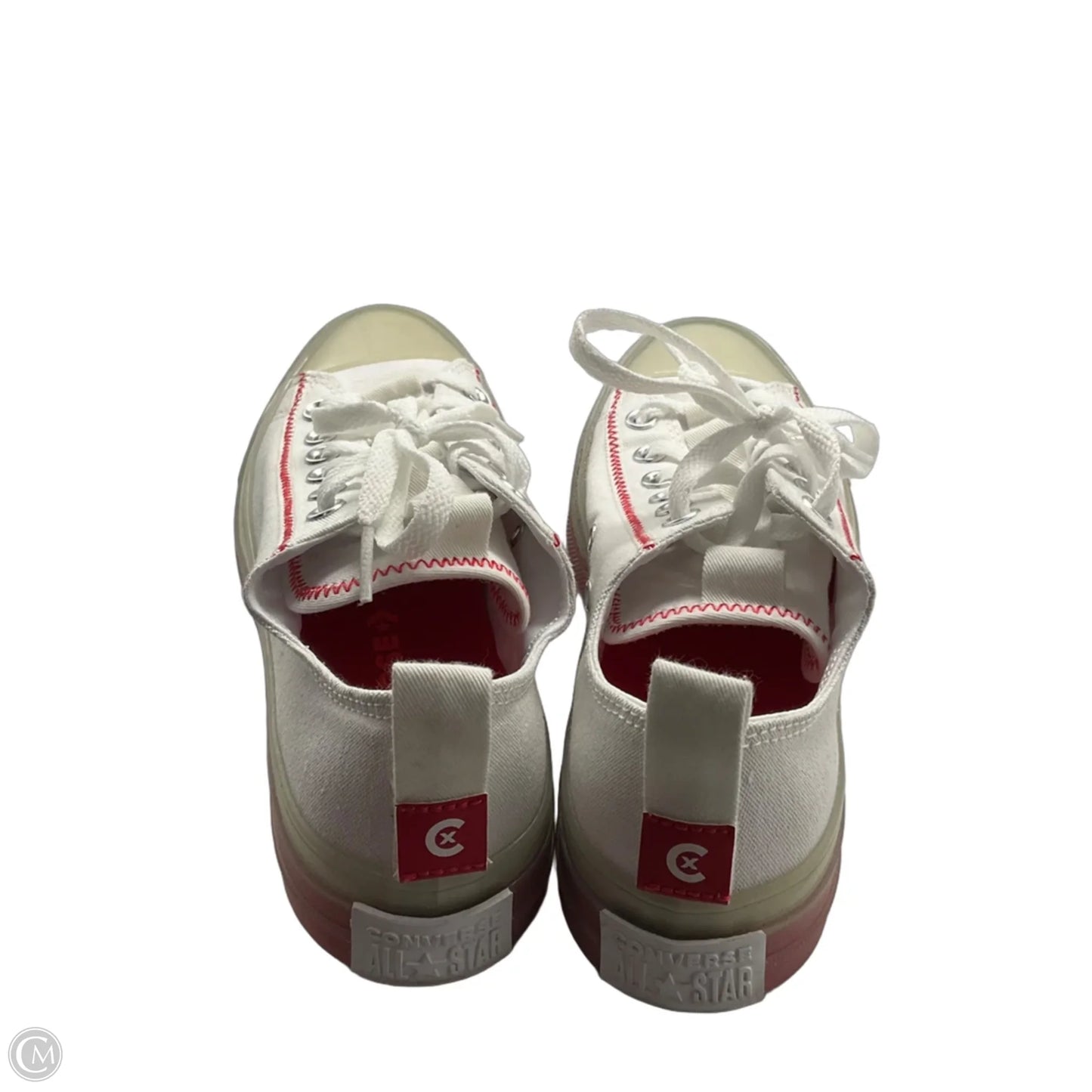 Shoes Sneakers By Converse In Red & White, Size: 8
