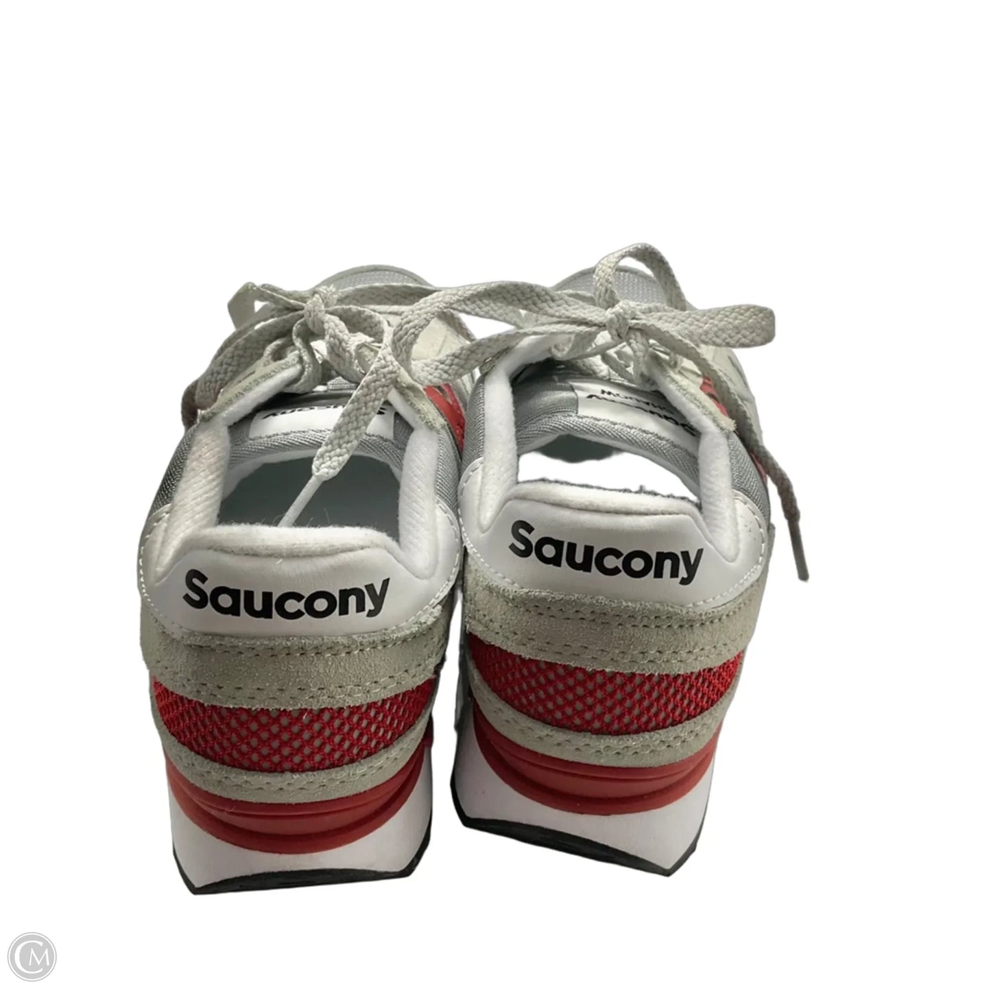 Shoes Sneakers By Saucony In Grey & Red, Size: 7
