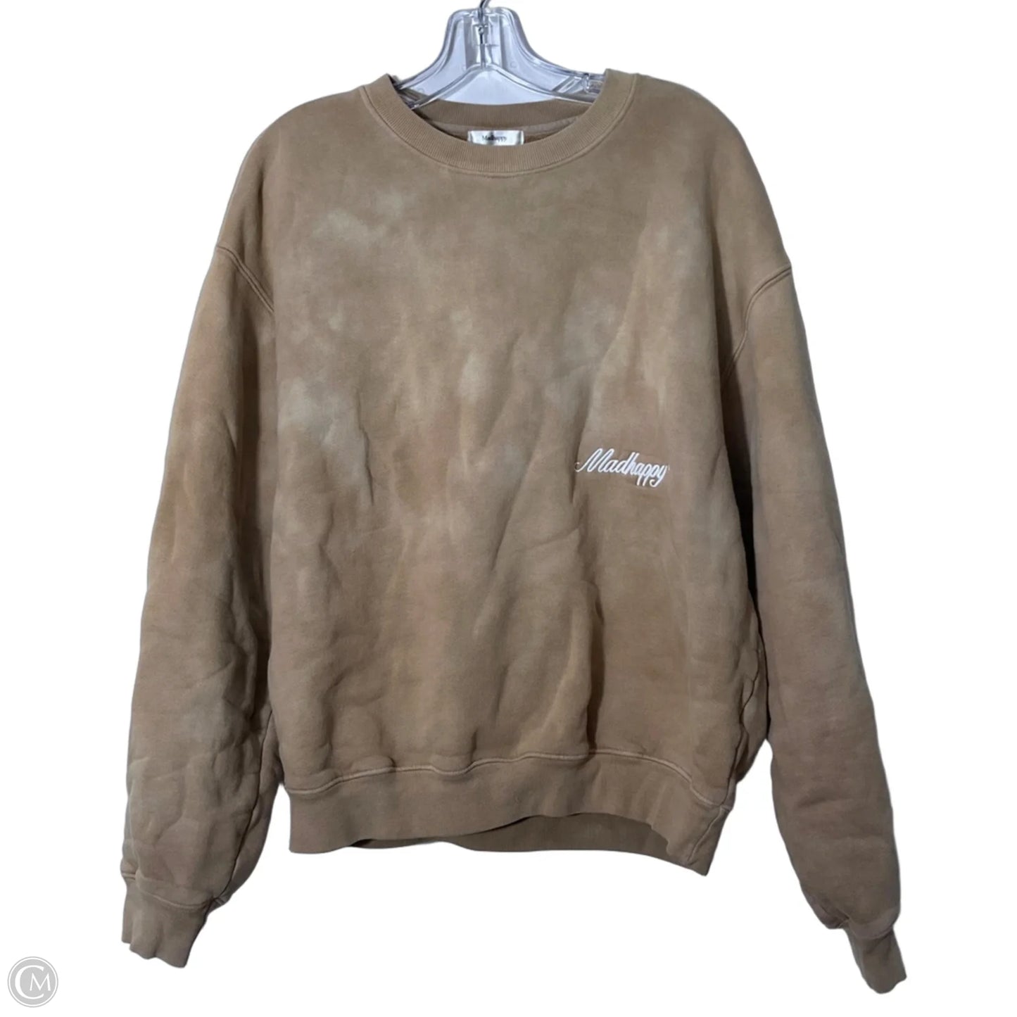Sweatshirt Crewneck By Cma In Brown, Size: M