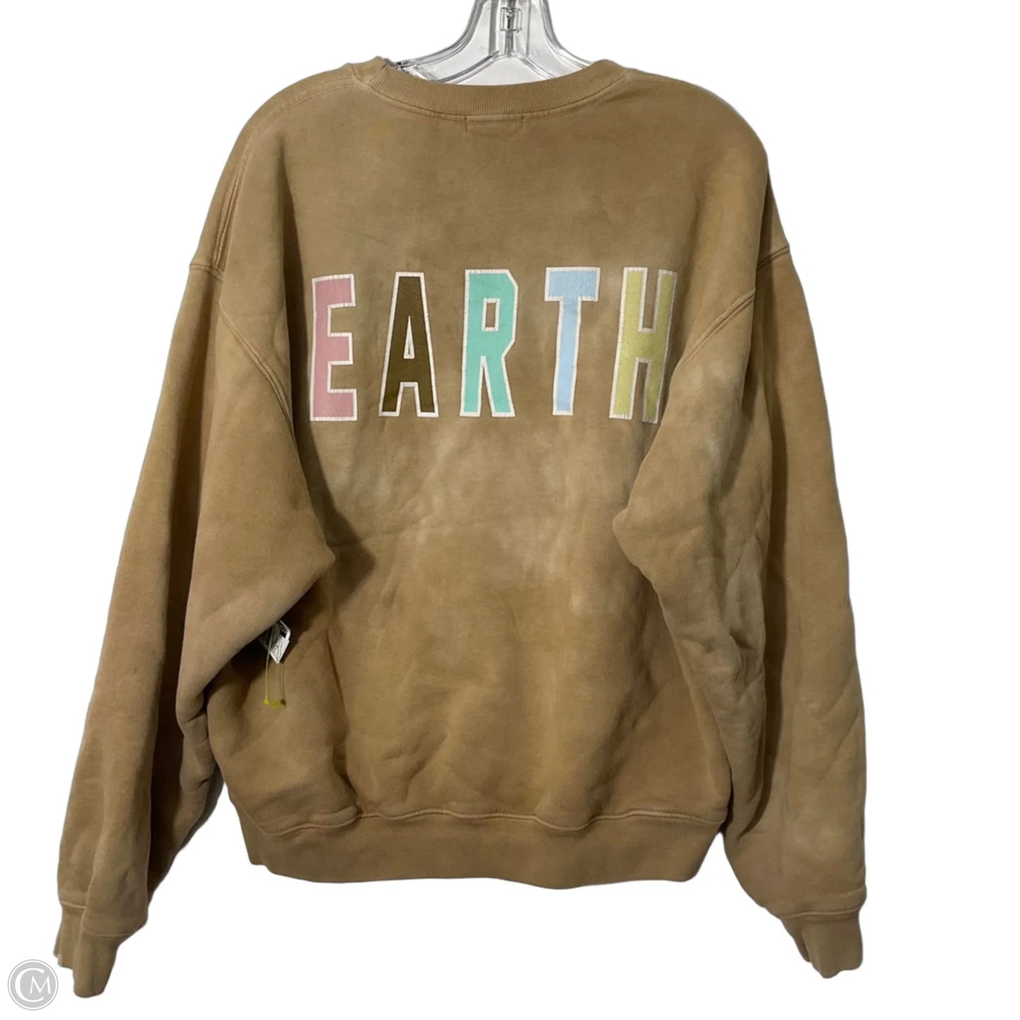 Sweatshirt Crewneck By Cma In Brown, Size: M