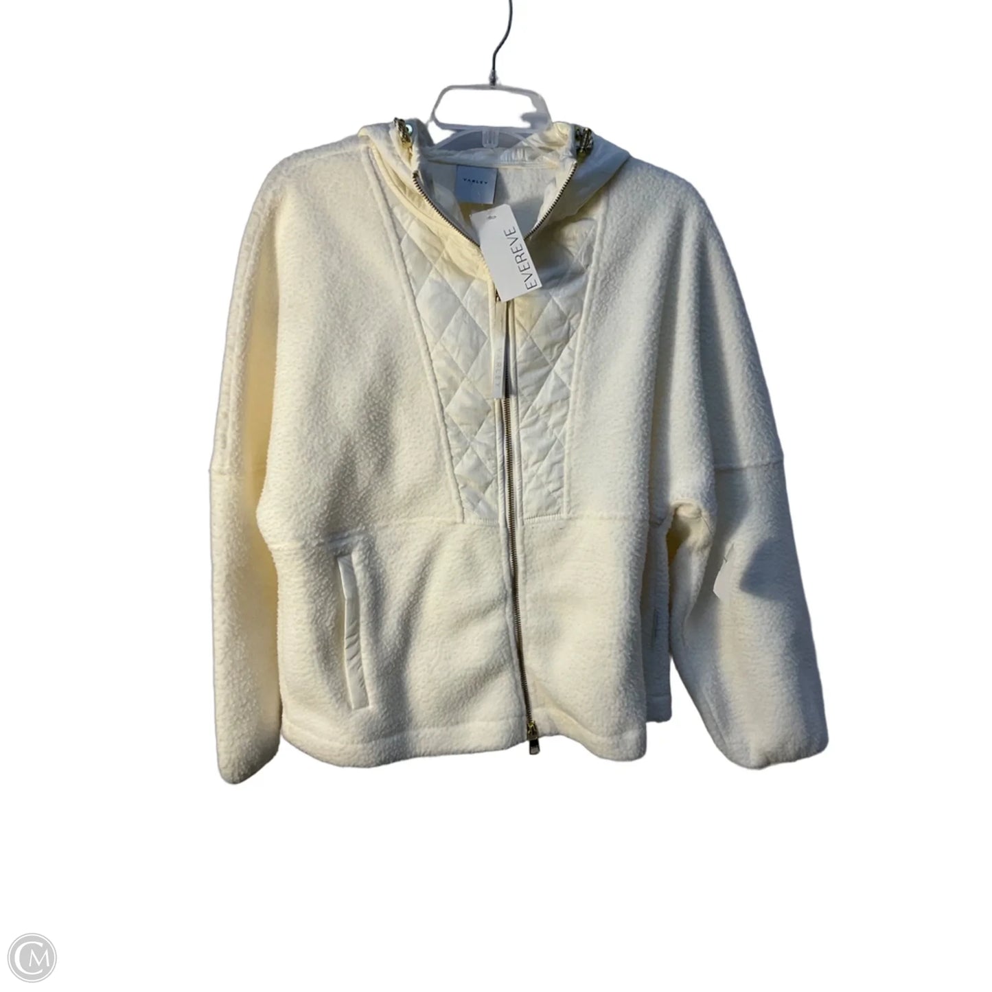 Athletic Jacket By Varley In Cream, Size: S