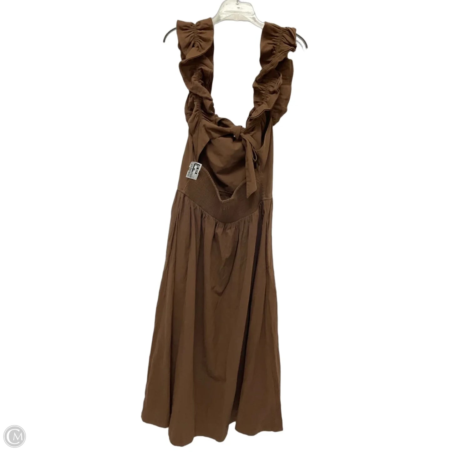 Dress Casual Midi By Free People In Brown, Size: L