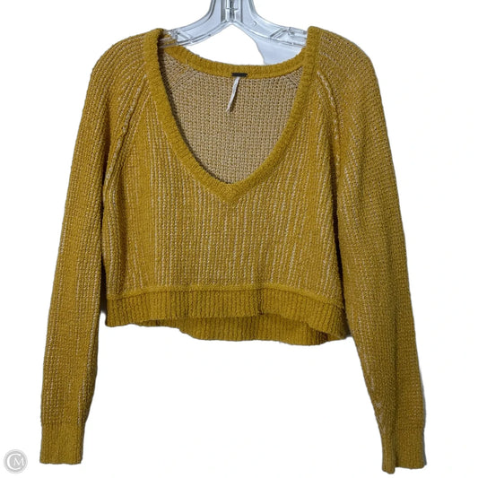Sweater By Free People In Orange, Size: Xs