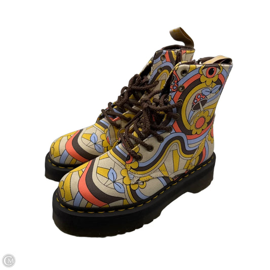 Boots Combat By Dr Martens In Multi-colored, Size: 9