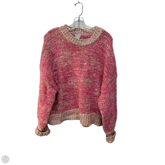 Sweater By Maeve In Pink, Size: L