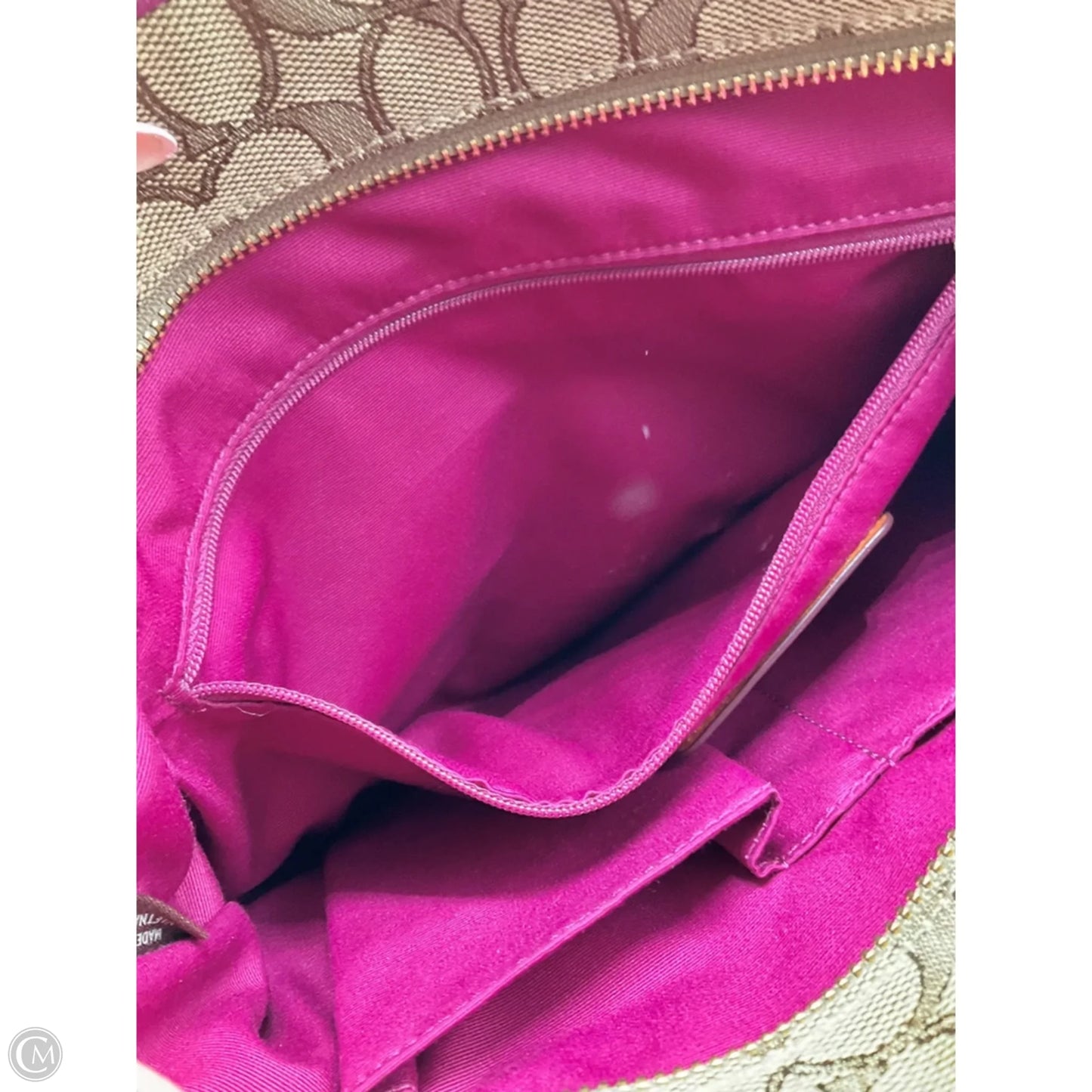 Handbag Designer By Coach, Size: Medium