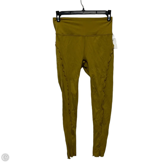 Athletic Leggings By Free People In Yellow, Size: S