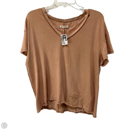 Top Short Sleeve By We The Free In Orange, Size: Xs