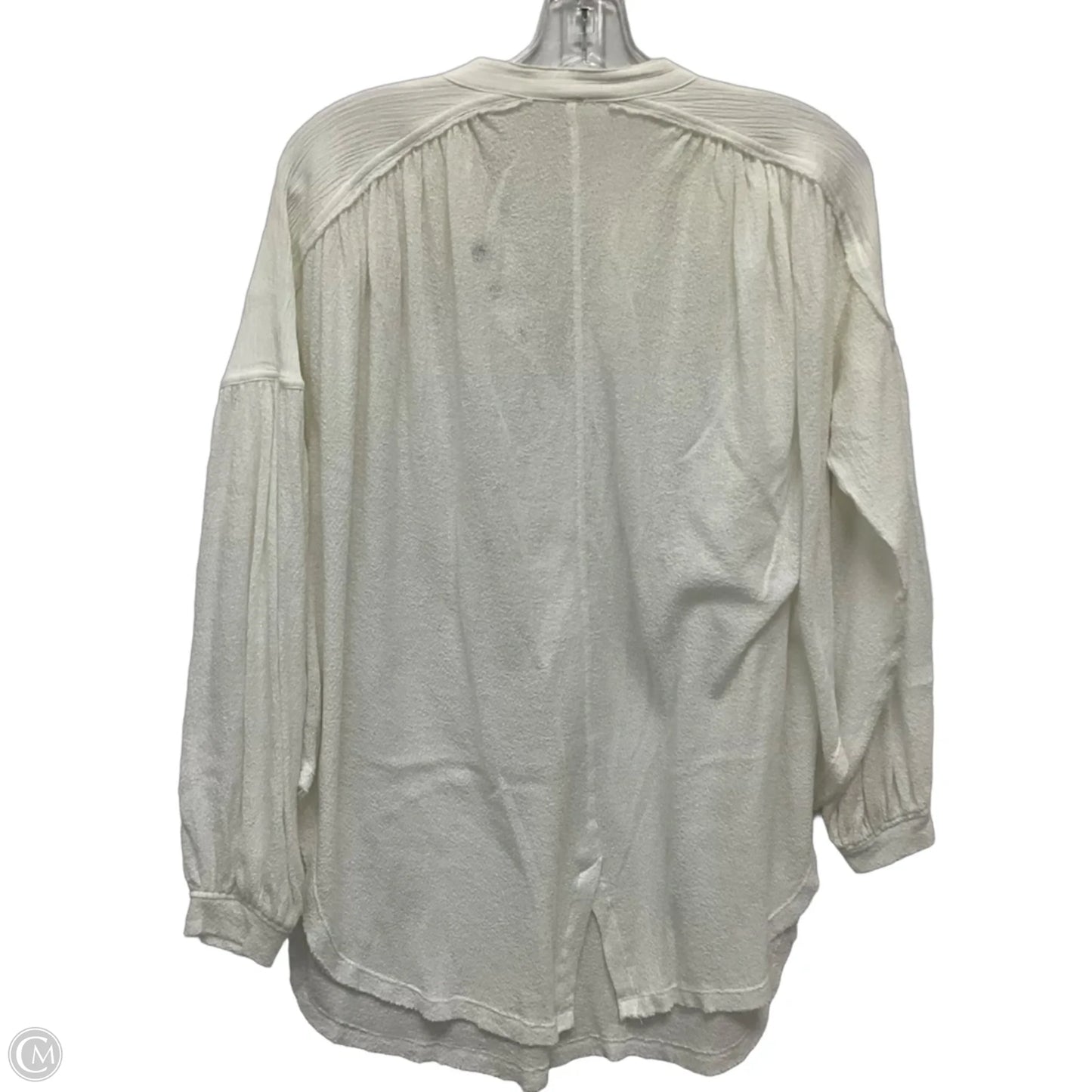 Top Long Sleeve By Free People In Cream, Size: Xs