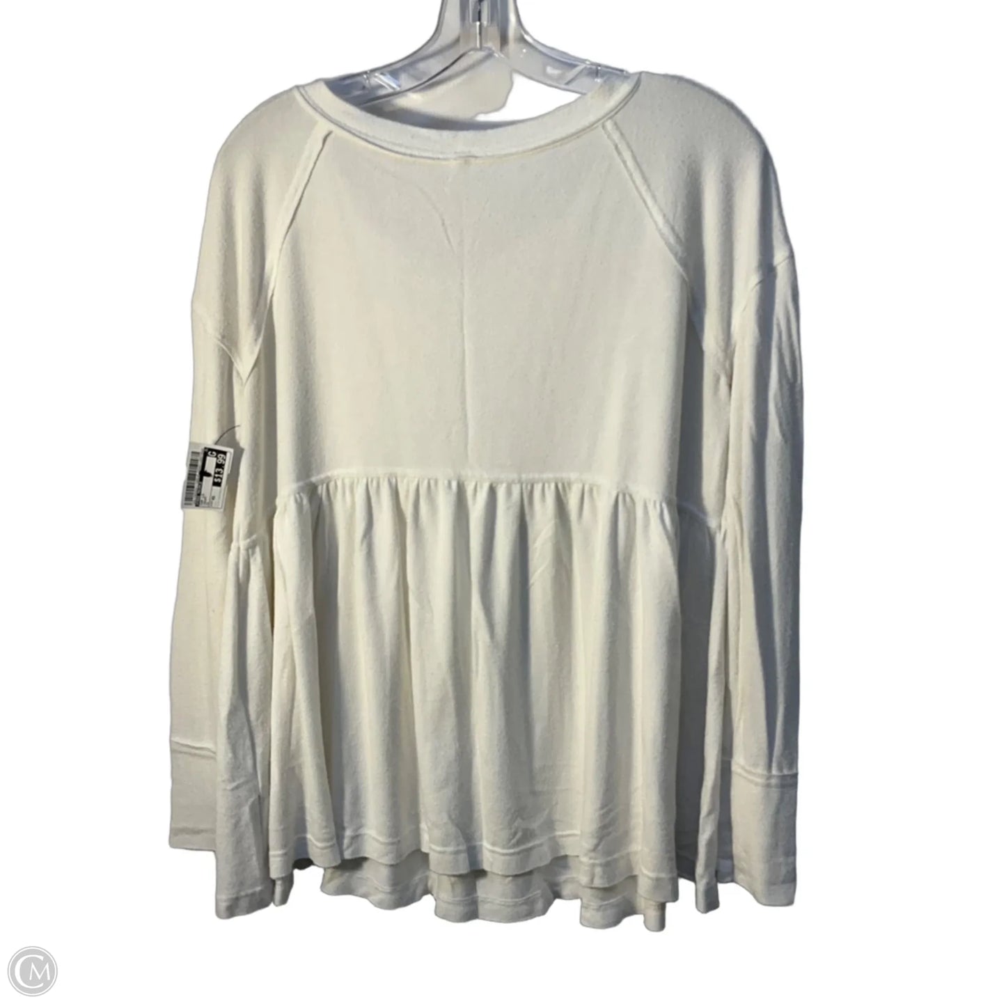 Top Long Sleeve By Free People In Cream, Size: Xs