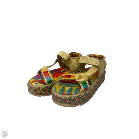 Sandals Designer By Farm Rio In Multi-colored, Size: 8