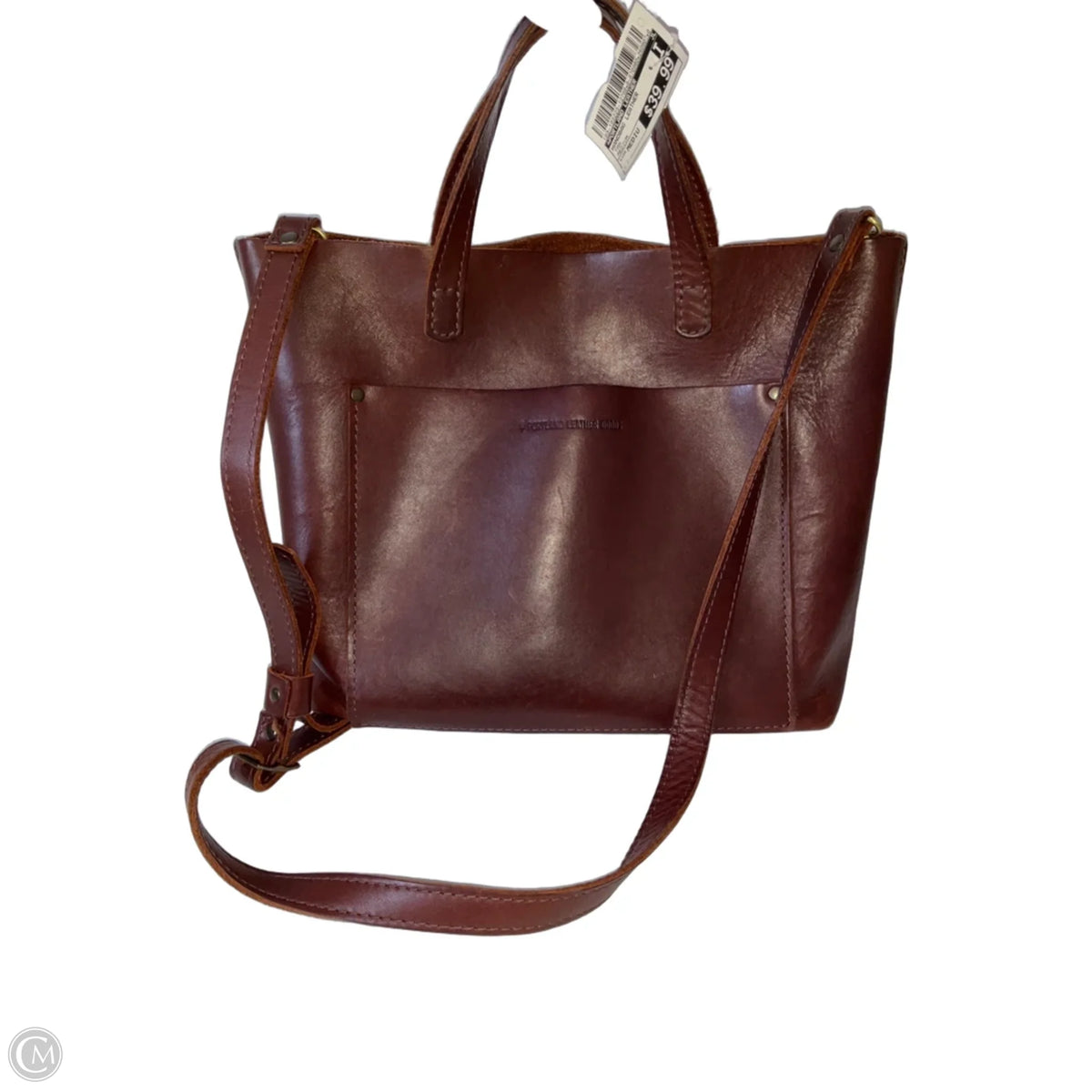 Handbag Leather By Portland Leather, Size: Medium