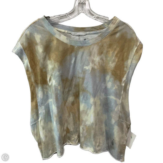 Top Sleeveless By Free People In Tie Dye Print, Size: L